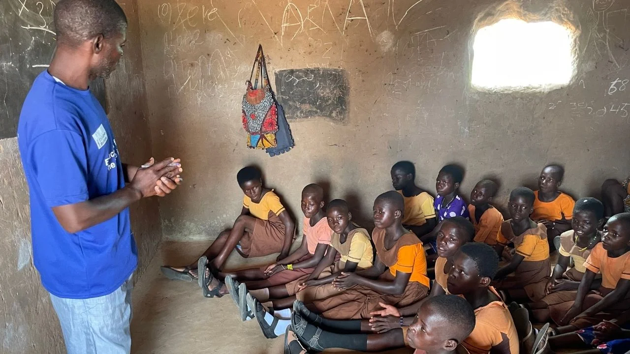 Children in a classroom