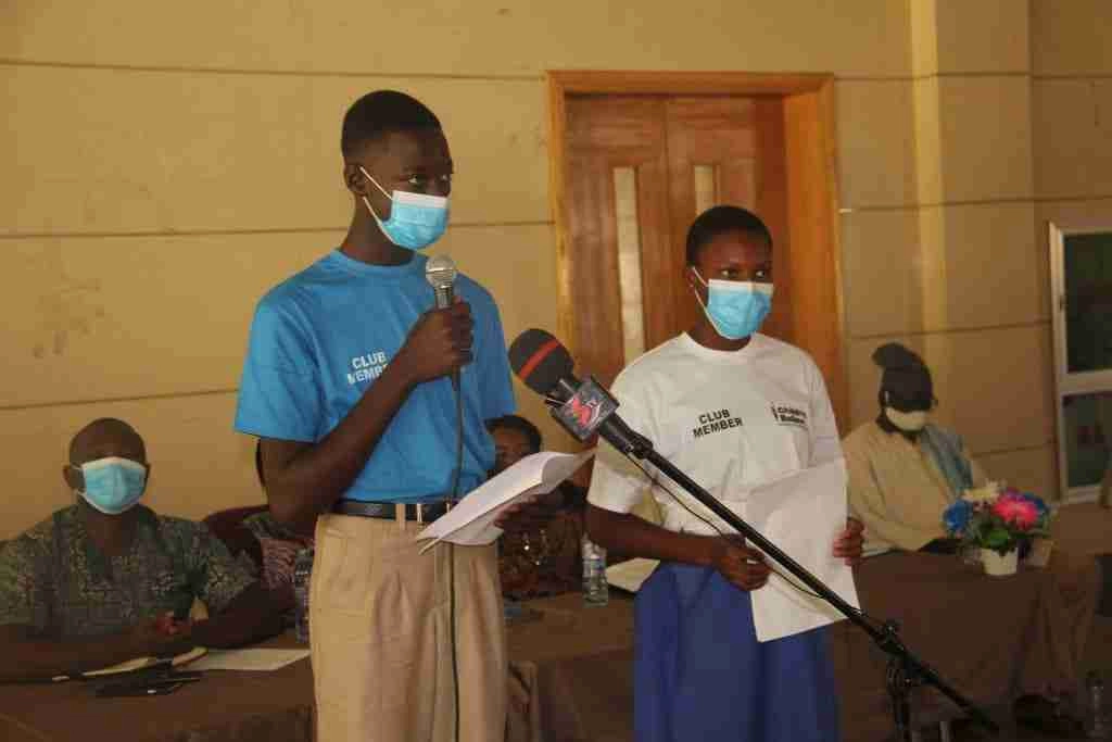 Picture of Boy speaking on mic