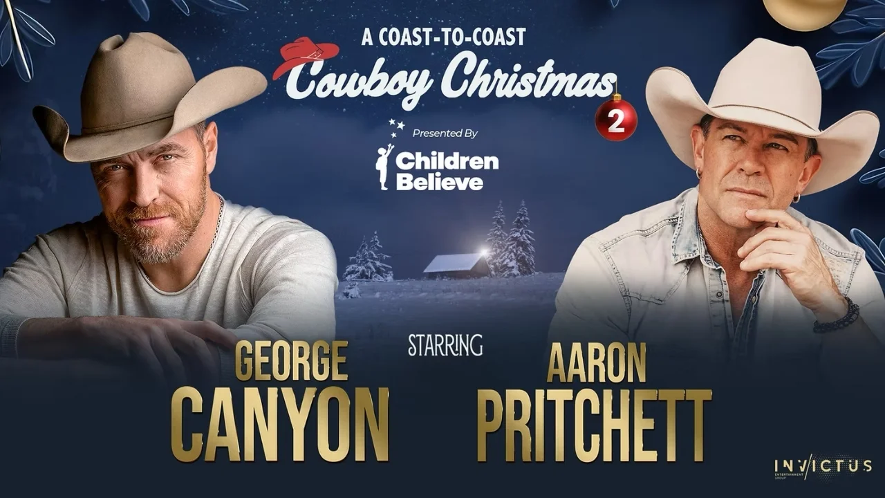 George and Aaron for Cowboy Christmas Tour 2.0
