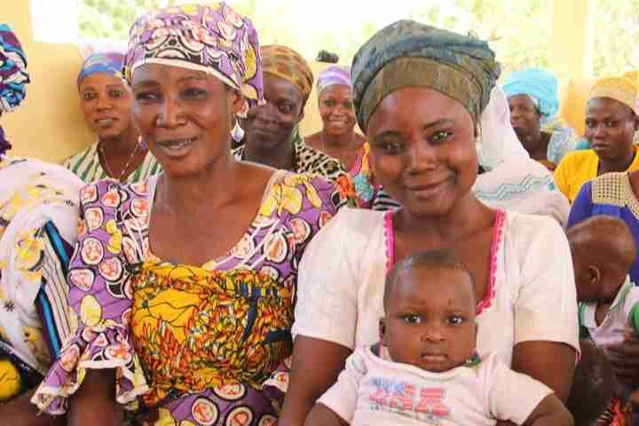 Women with baby