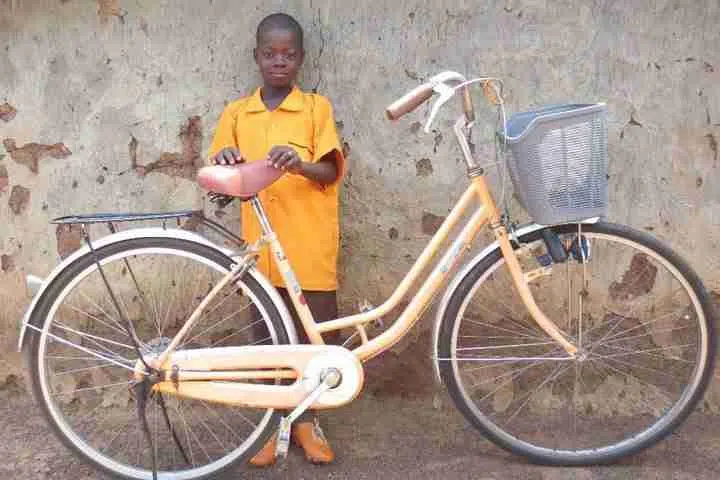 Picture of Haruna with Bike