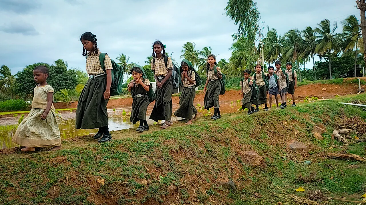 Every step to school marks progress — especially for young girls who once had to give up their education too soon.