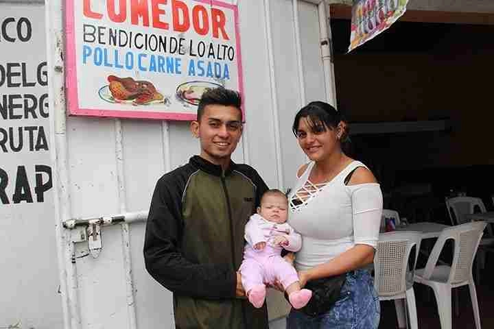 Picture of Humberto with child